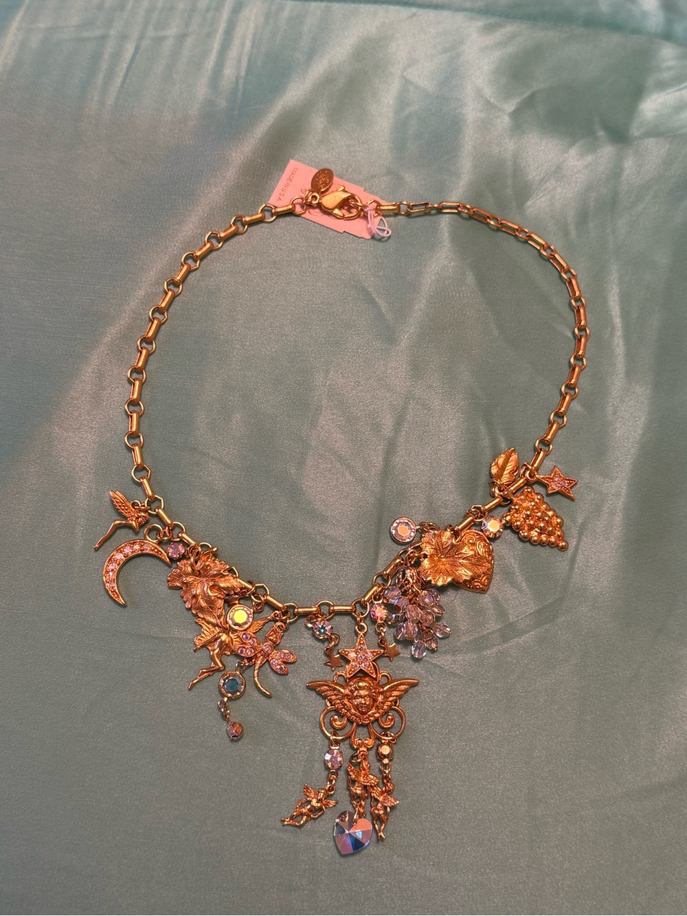 NWT KIRKS FOLLY GOLD CHARM NECKLACE